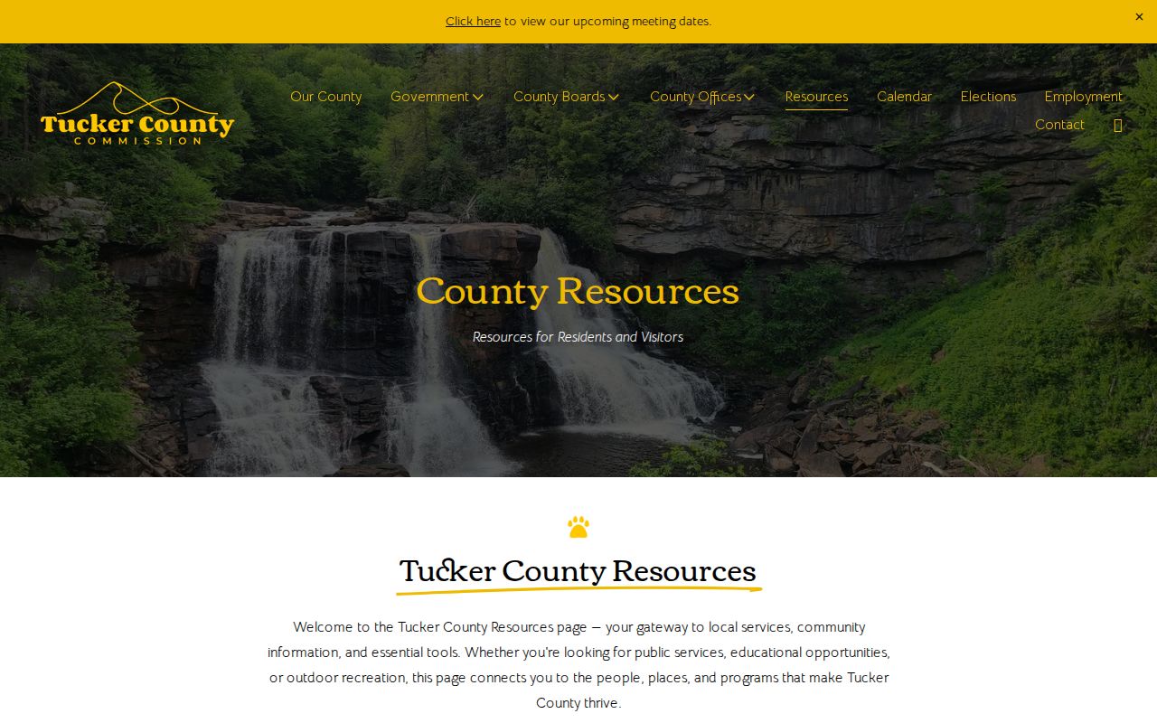 Tucker County court records courthouse directory