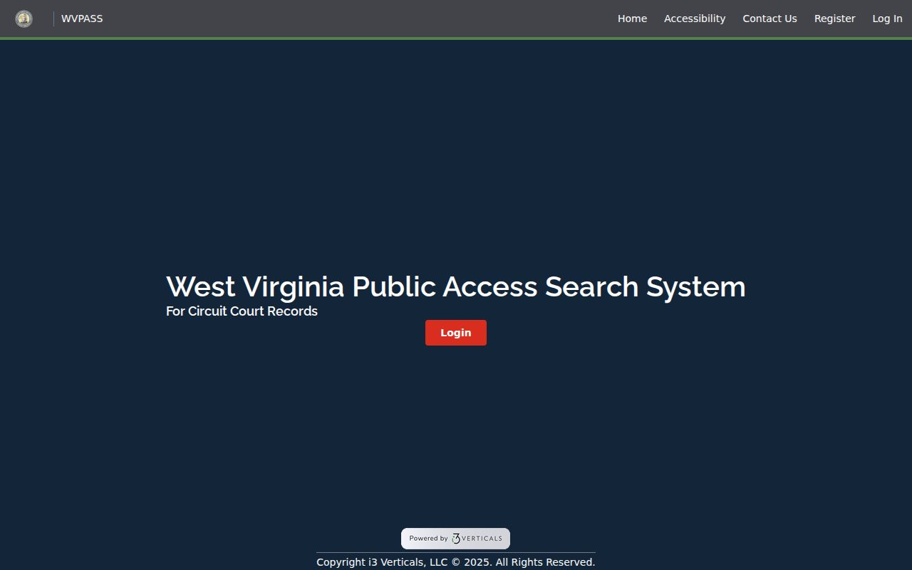 Tucker County case search entry at WVPASS